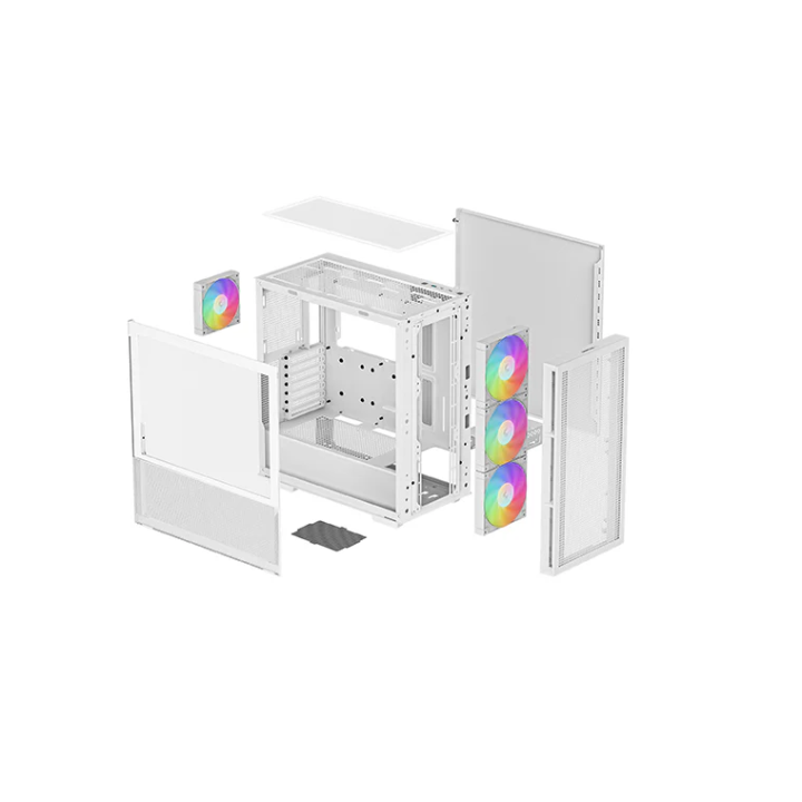 DeepCool CH560 DIGITAL White Boitiers PC DeepCool Maroc