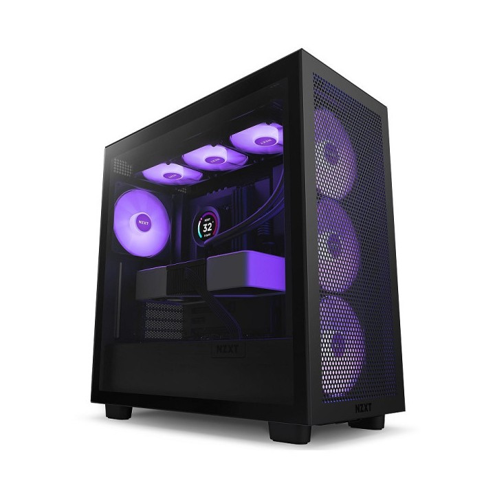 NZXT H7 Flow RGB Black Boitiers PC NZXT Maroc