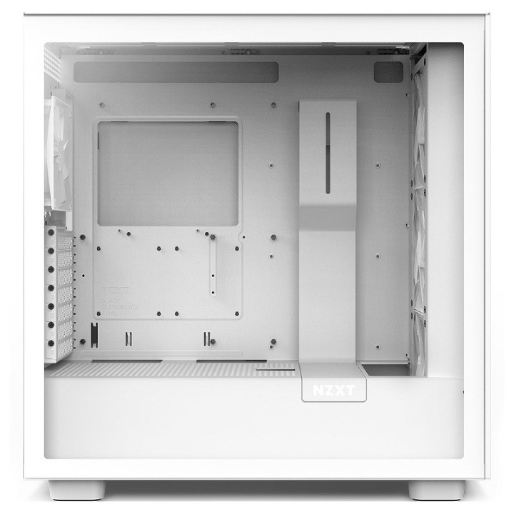 NZXT H7 Flow RGB White Boitiers PC NZXT Maroc