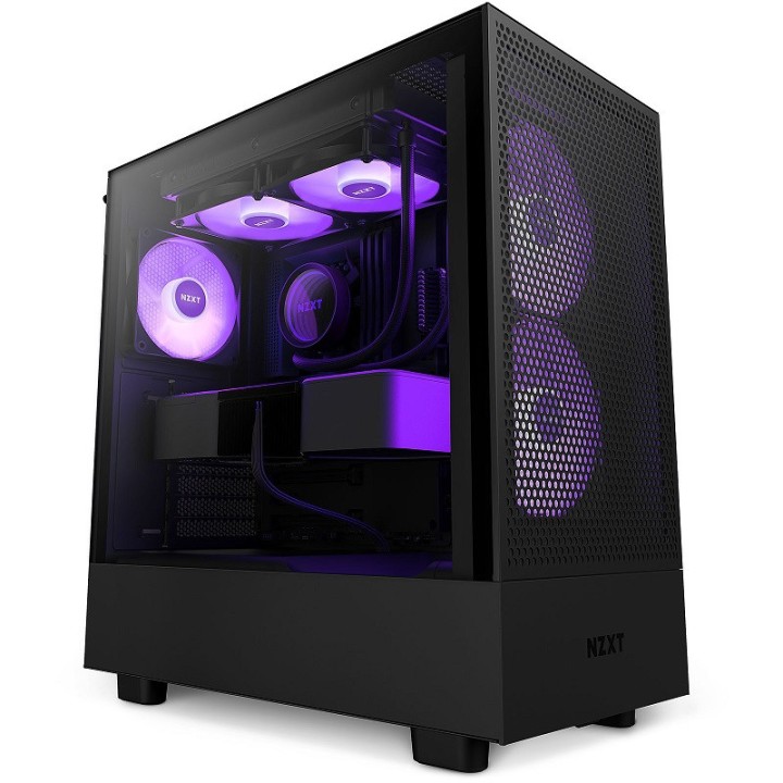 NZXT H5 Flow RGB Black Boitiers PC NZXT Maroc