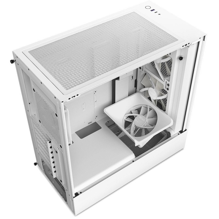 NZXT H5 Flow RGB White Boitiers PC NZXT Maroc