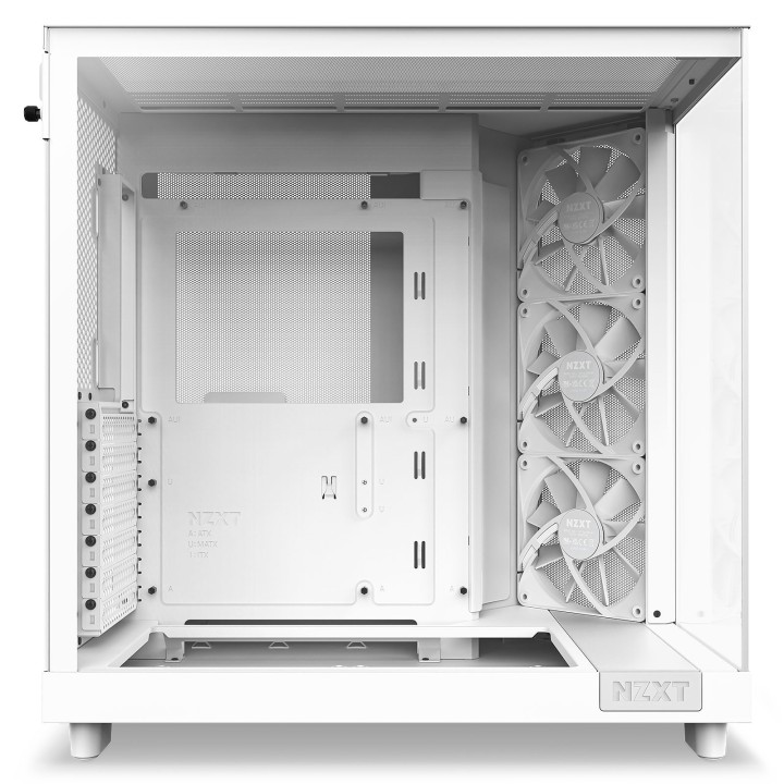 NZXT H6 Flow White Boitiers PC NZXT Maroc
