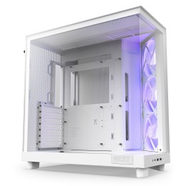 NZXT H6 Flow RGB White Boitiers PC NZXT Maroc