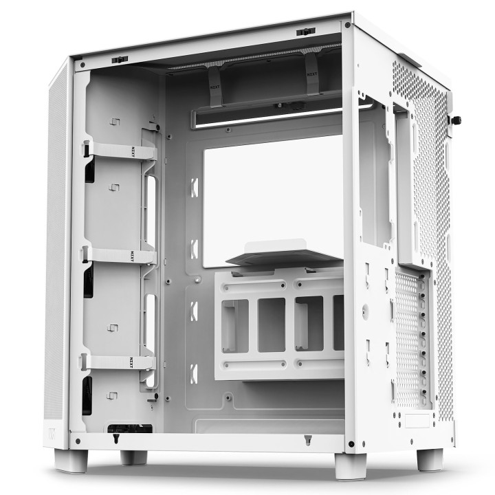 NZXT H6 Flow RGB White Boitiers PC NZXT Maroc