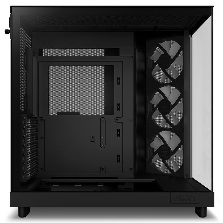 NZXT H6 Flow RGB Black Boitiers PC NZXT Maroc