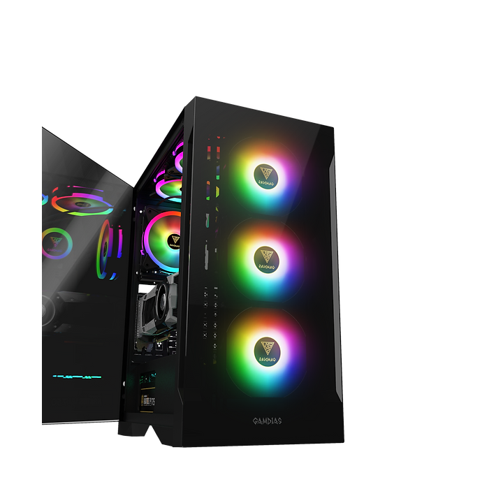 Gamdias Talos E2 Elite Black Boitiers PC Gamdias Maroc