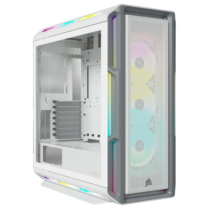 Corsair iCUE 5000T RGB (Blanc) Boitiers PC Corsair Maroc