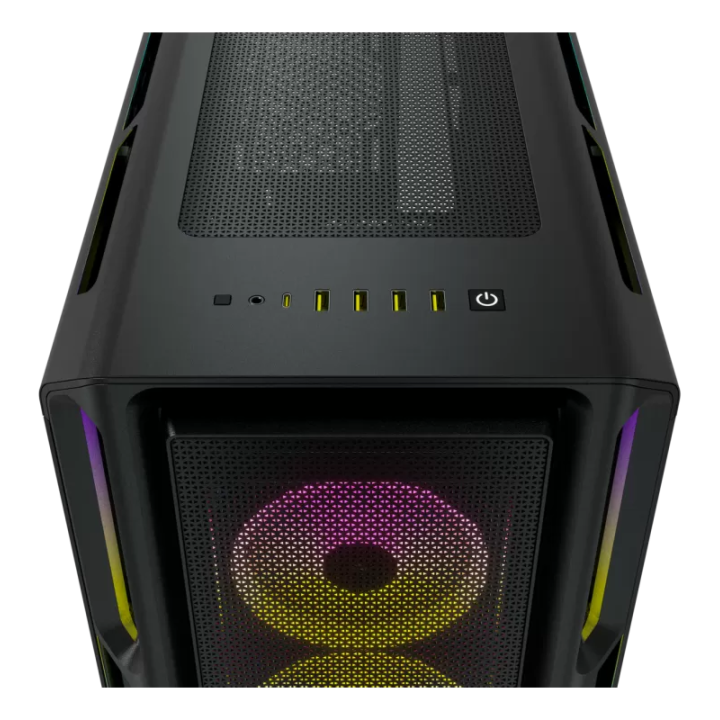 Corsair iCUE 5000T RGB (Noir) Boitiers PC Corsair Maroc