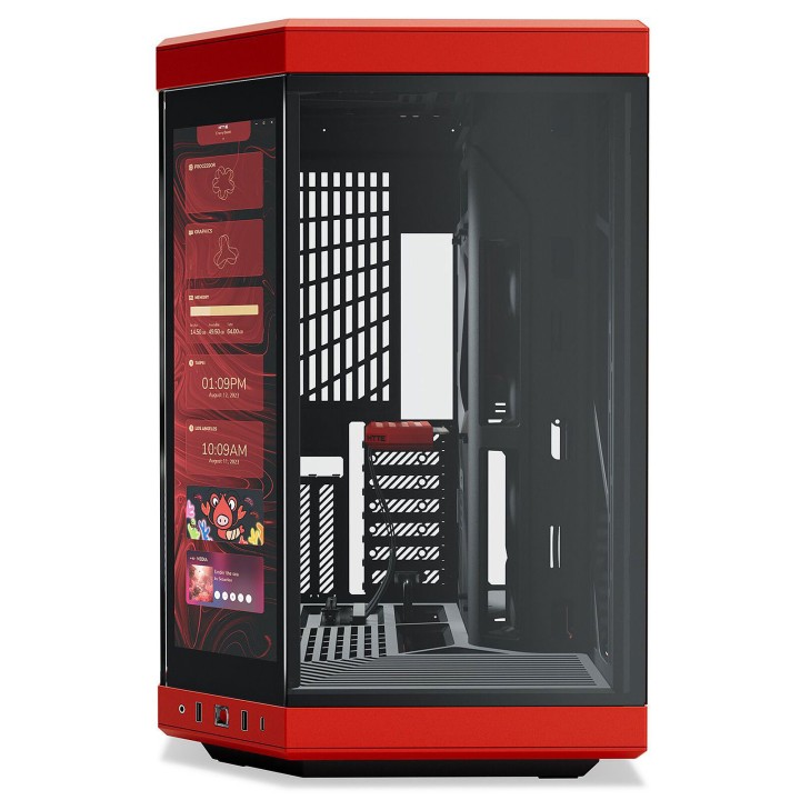 Hyte Y70 Touch Infinite (Noir/Rouge) Boitiers PC HYTE Maroc