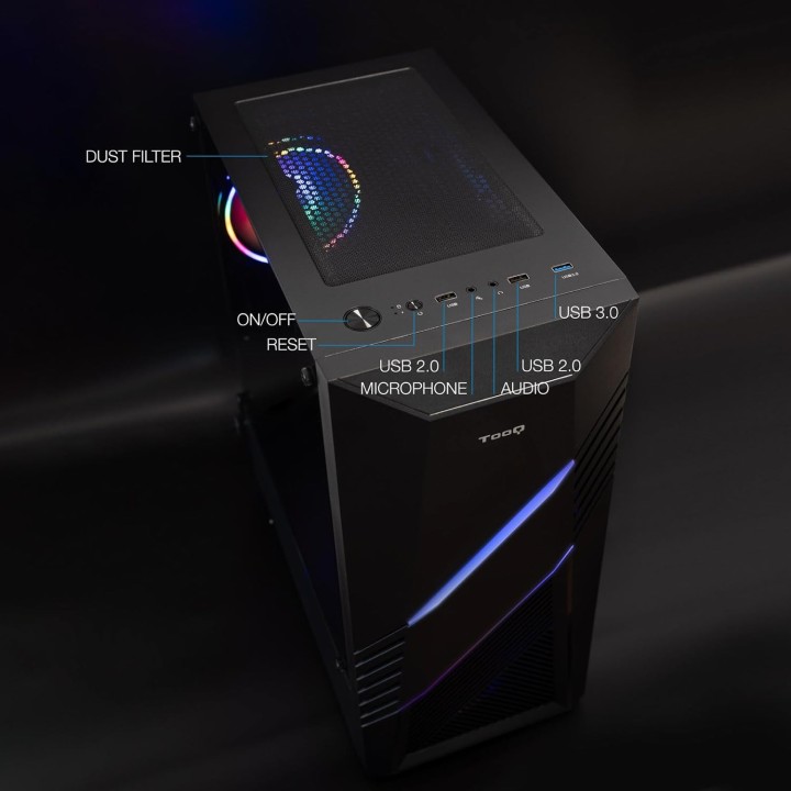 TooQ TQGCC102-B BIOHAZARD Black Boitiers PC TooQ Maroc