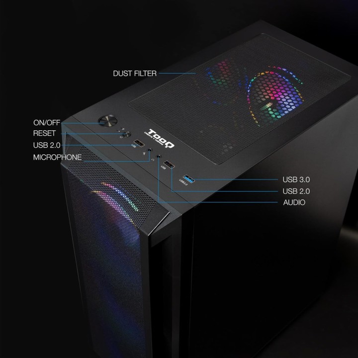 TooQ TQGCC101-B RAGNÄROK Black Boitiers PC TooQ Maroc