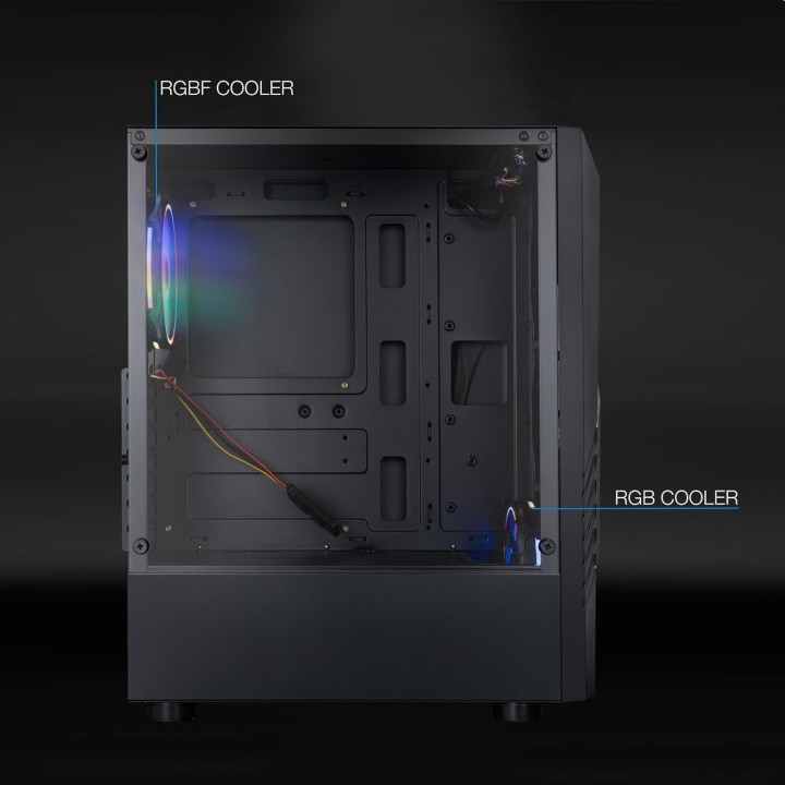 TooQ TQGCC102-B BIOHAZARD Black Boitiers PC TooQ Maroc