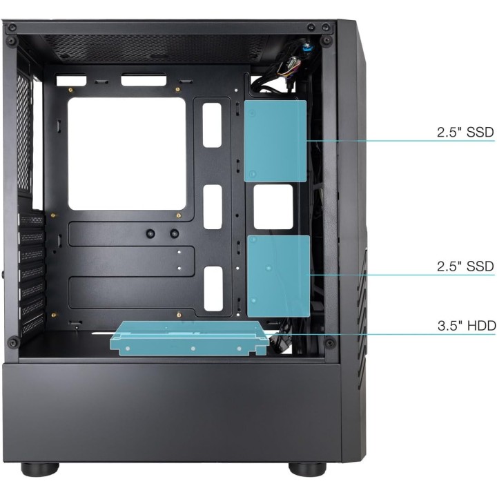 TooQ TQGCC102-B BIOHAZARD Black Boitiers PC TooQ Maroc
