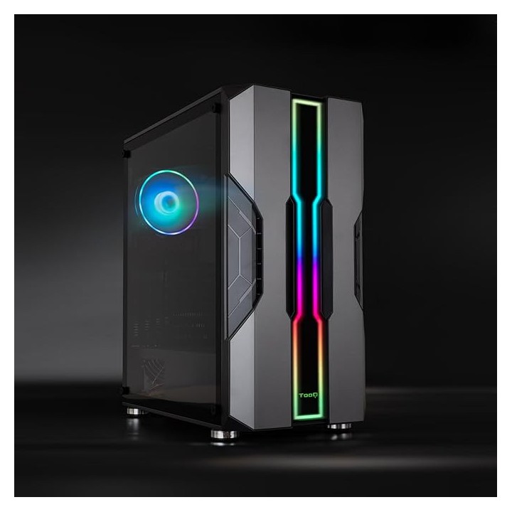 TooQ TQGCC103-B NIGHTCITY Black Boitiers PC TooQ Maroc