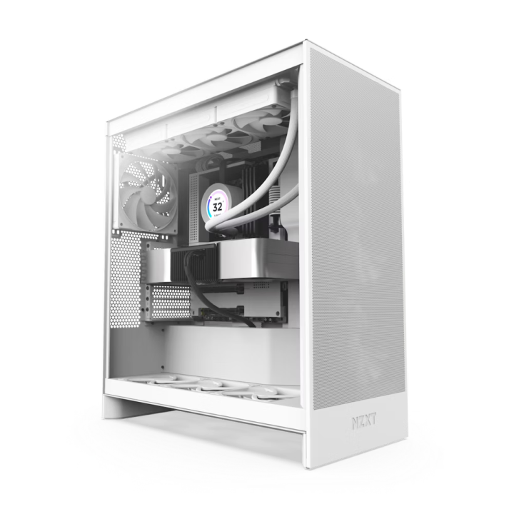 NZXT H7 Flow White (2024) Boitiers PC NZXT Maroc