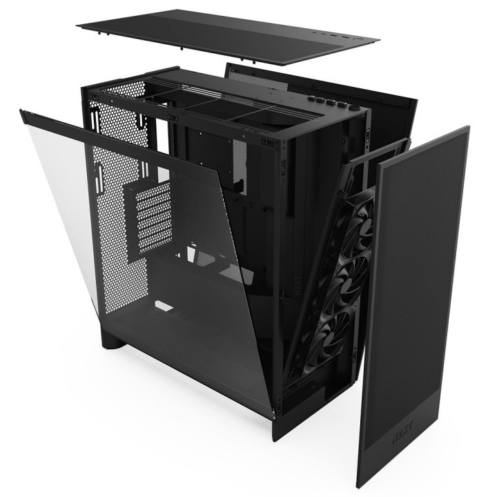 NZXT H7 Flow (2024) Black Boitiers PC NZXT Maroc