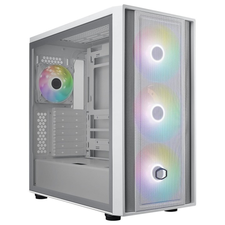Cooler Master MasterBox 600 White Les Moyennes Tours Cooler Master ...