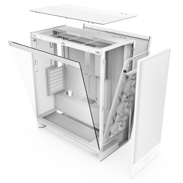 NZXT H7 Flow White (2024) Boitiers PC NZXT Maroc