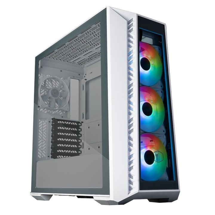 Cooler Master MasterBox 520 ARGB White Les Moyennes Tours Cooler Ma...