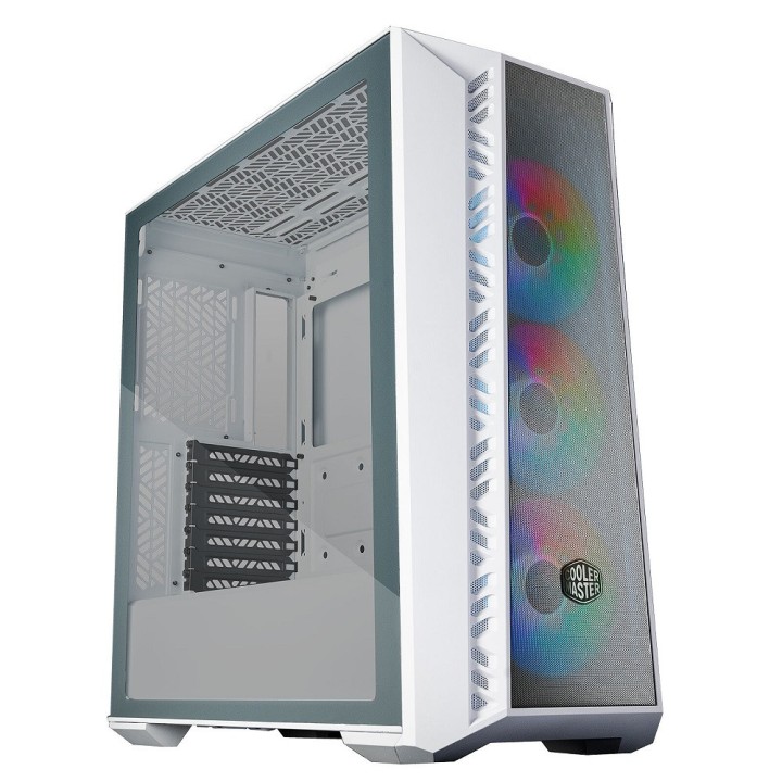 Cooler Master MasterBox 520 Mesh ARGB White Les Moyennes Tours Cool...