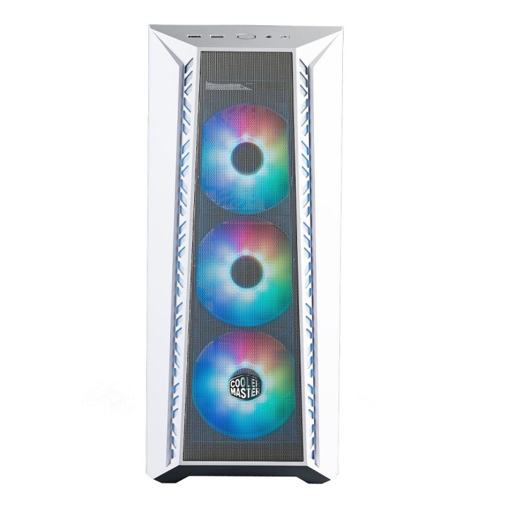 Cooler Master MasterBox 520 Mesh ARGB White Les Moyennes Tours Cool...