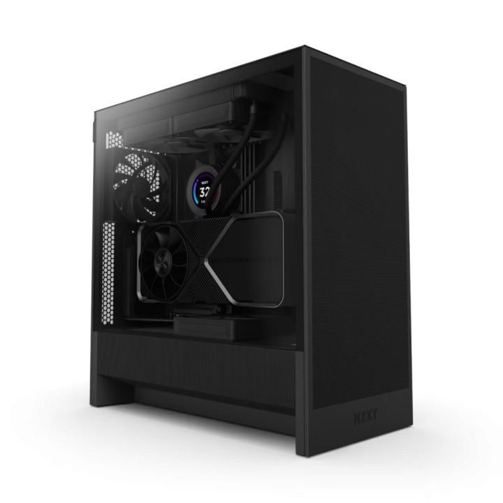 NZXT H5 Flow (2024) Black Les Moyennes Tours NZXT Maroc