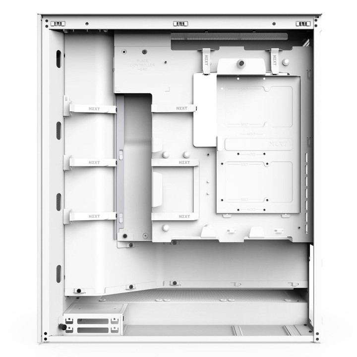 NZXT H7 Flow RGB White (2024) Les Moyennes Tours NZXT Maroc