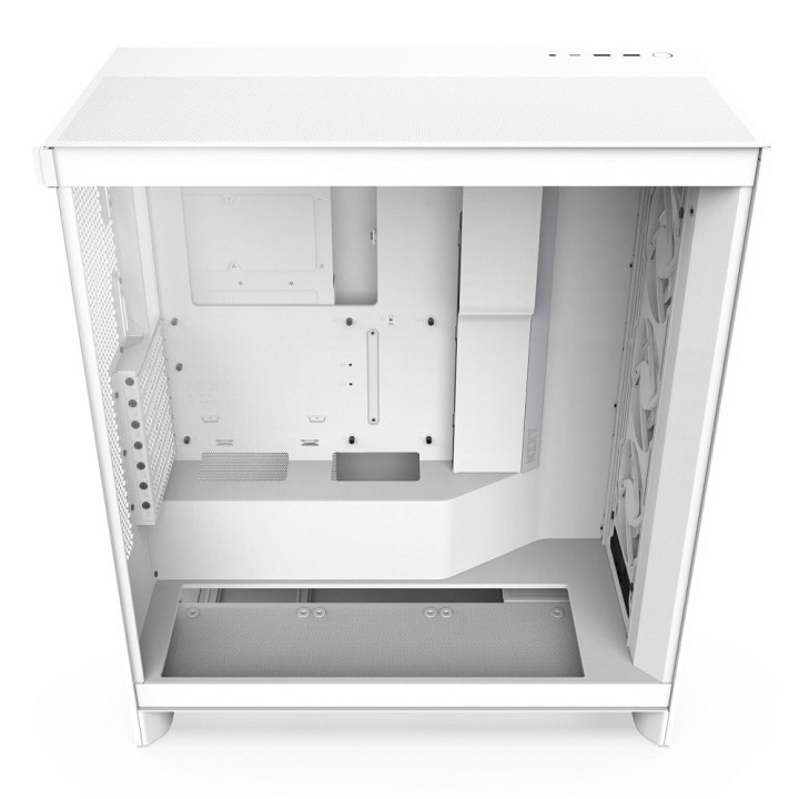 NZXT H7 Flow RGB White (2024) Les Moyennes Tours NZXT Maroc