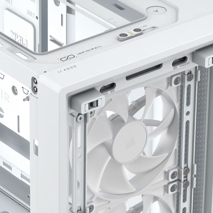 Corsair Frame 4000D Blanc Les Moyennes Tours Corsair Maroc