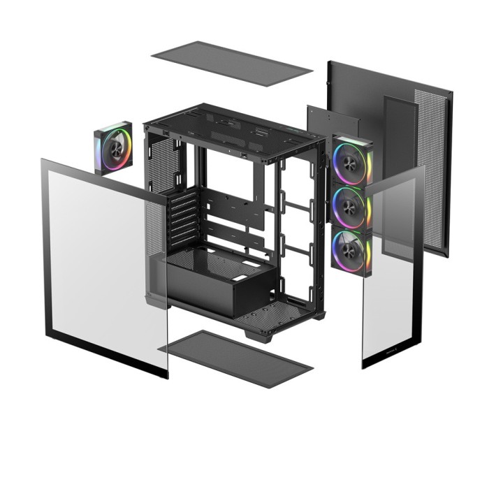 DeepCool CG580 4F V2 Black Boitiers PC DeepCool Maroc