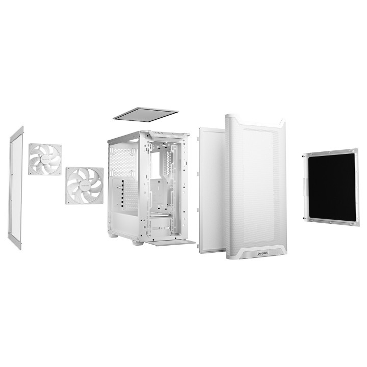 be quiet! Pure Base 501 Airflow Window (White) Boitiers PC be quiet...