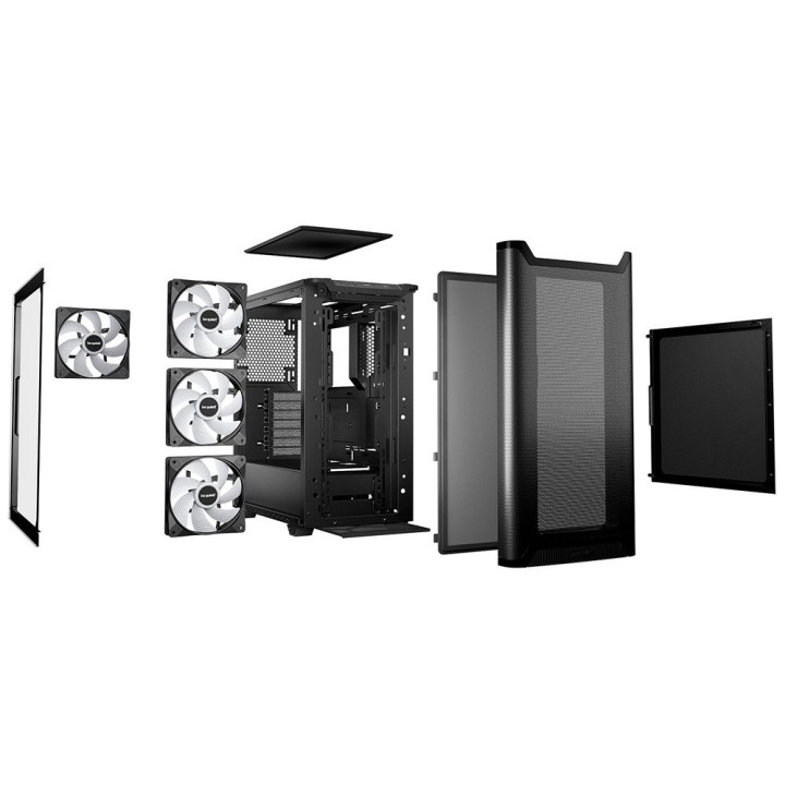 be quiet! Pure Base 501 LX (Black) Boitiers PC be quiet! Maroc