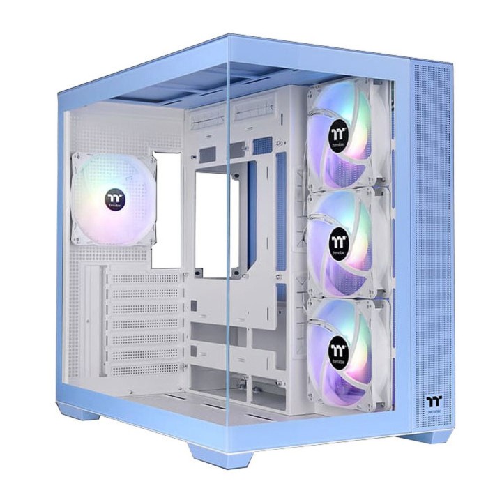 Thermaltake View 380 TG ARGB Hydrangea Blue Boitiers PC Thermaltake...