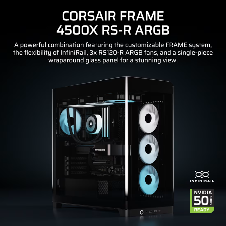 Corsair FRAME 4500X RS-R ARGB Noir Les Moyennes Tours Corsair Maroc