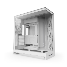NZXT H9 Flow (2025) White Boitiers PC NZXT Maroc