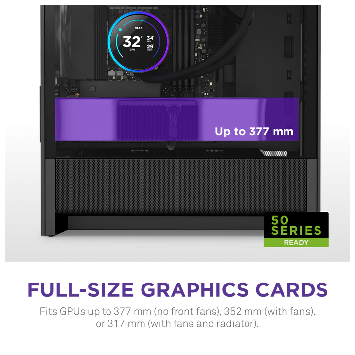 NZXT H3 Flow (2025) Black Les Moyennes Tours NZXT Maroc