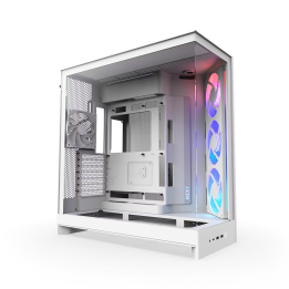 NZXT H9 Flow RGB (2025) White Boitiers PC NZXT Maroc