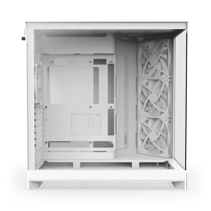 NZXT H9 Flow (2025) White Boitiers PC NZXT Maroc