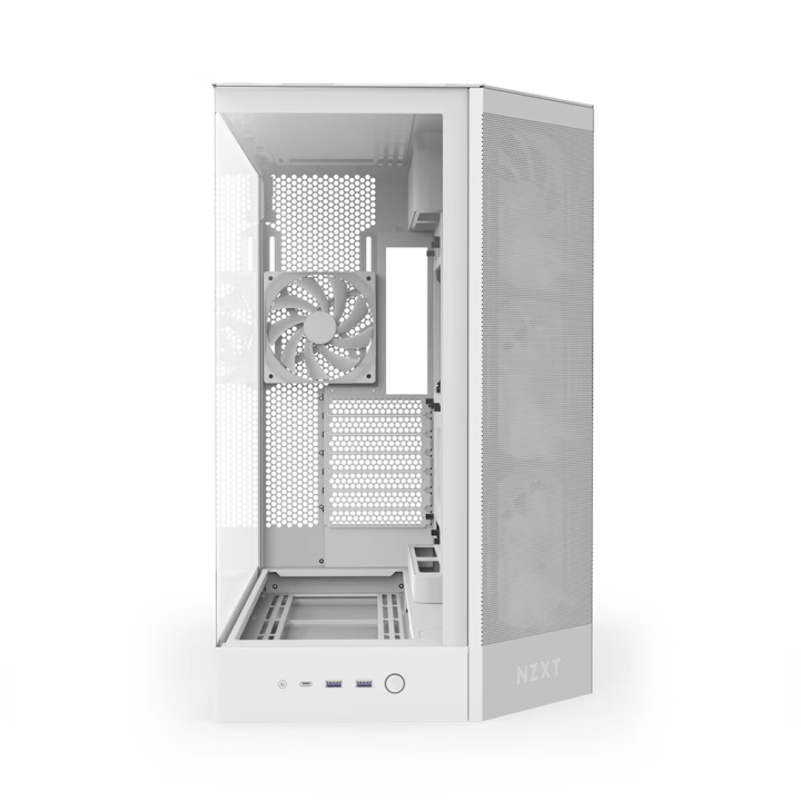 NZXT H9 Flow RGB (2025) White Boitiers PC NZXT Maroc