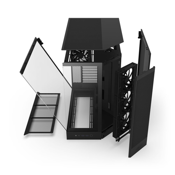 NZXT H9 Flow (2025) Black Boitiers PC NZXT Maroc