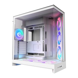 NZXT H9 Flow RGB+ (2025) White Boitiers PC NZXT Maroc