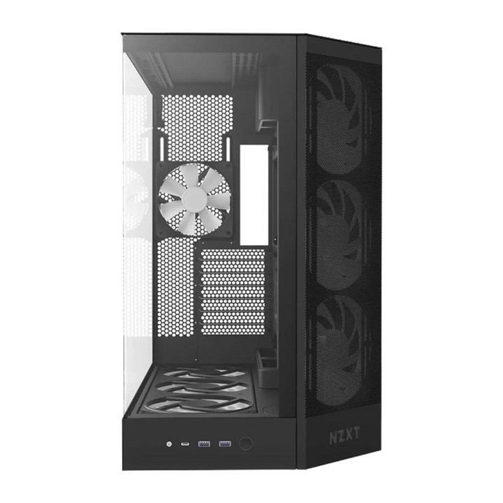 NZXT H9 Flow RGB+ (2025) Black Boitiers PC NZXT Maroc