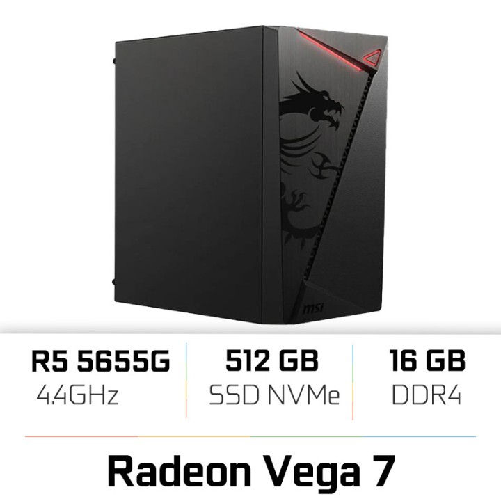 PC PRO UltraPC Ryzen 5 PRO 5655G/16GB/512GB SSD/Radeon Vega 7 PC Pr...