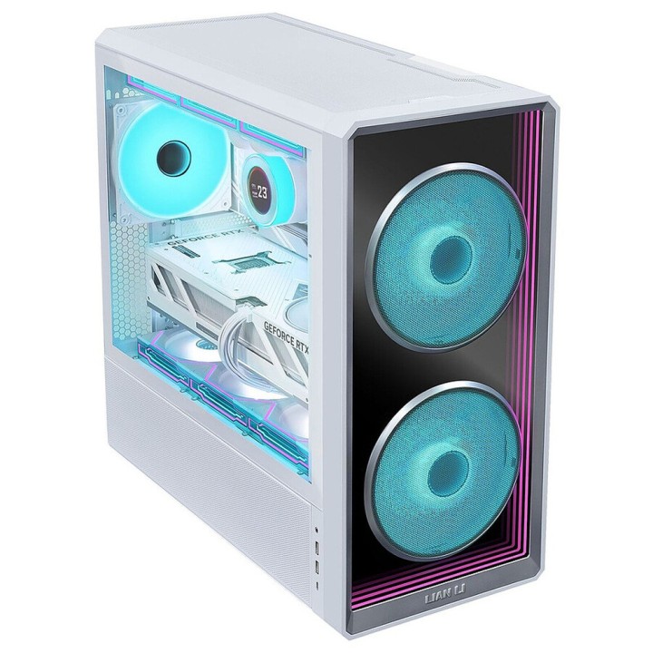 Lian Li Lancool 217 Infinity (White) Les Moyennes Tours Lian Li Maroc