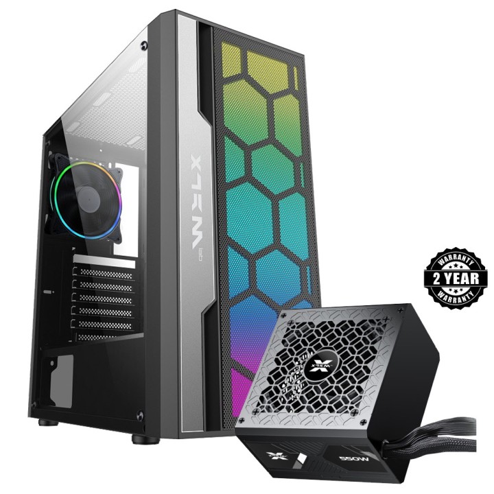 XTRMLAB SPIDER + XTRMLAB XP-550B 80+ BRONZE 550W ( 2 ANS GARANTIE )...