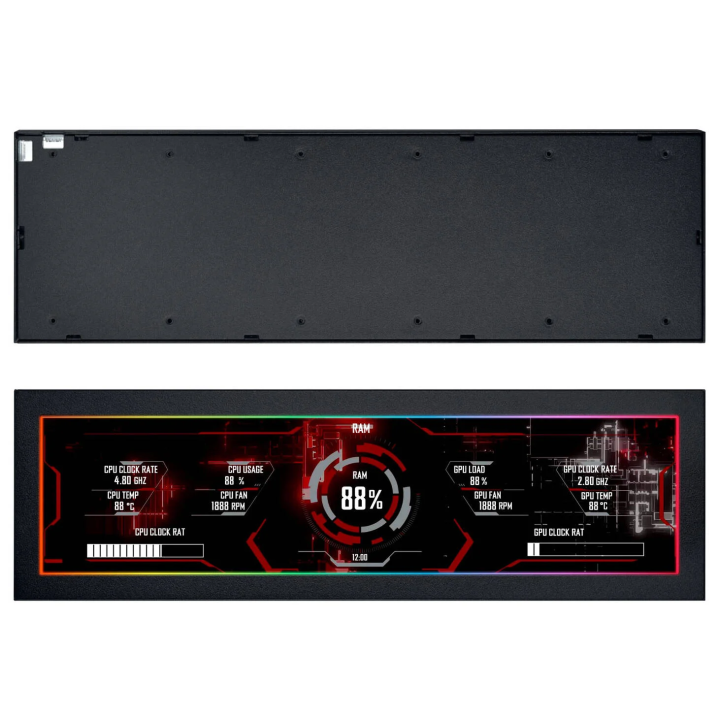 Lian Li 8.8" Universal Screen (Black) Les Moyennes Tours Lian Li Maroc