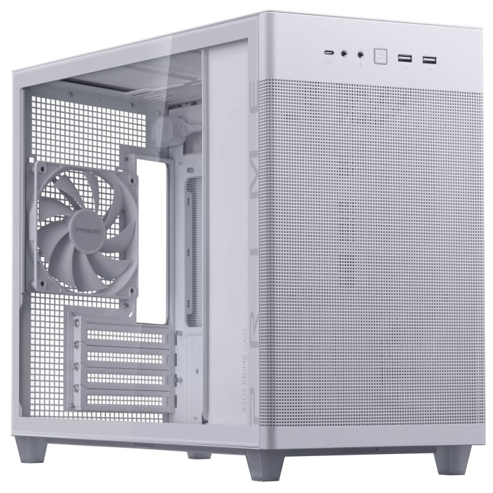 ASUS Prime AP201 TG White Les Minis Boitiers ASUS Maroc