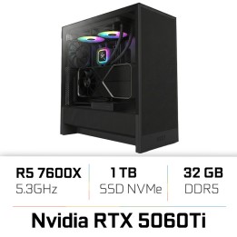 PC PRO UltraPC Ryzen 5 7600X/32GB/1TB SSD/RTX5060Ti 8G PC Pro Ultra...