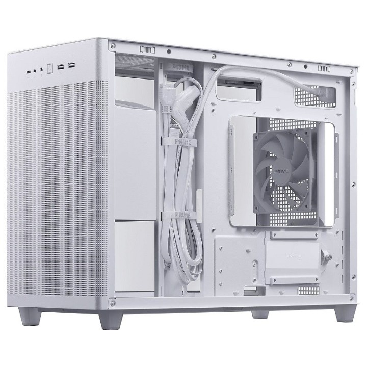 ASUS Prime AP201 TG White Les Minis Boitiers ASUS Maroc