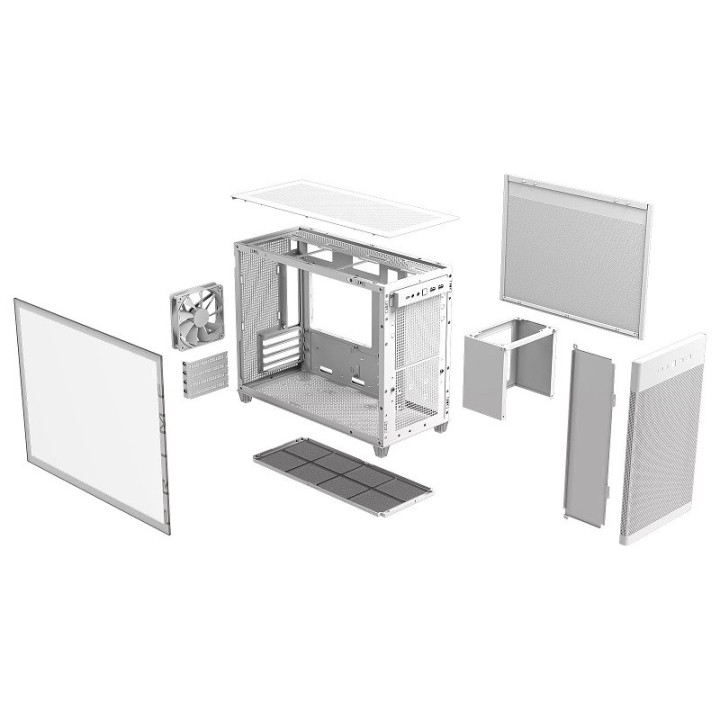 ASUS Prime AP201 TG White Les Minis Boitiers ASUS Maroc